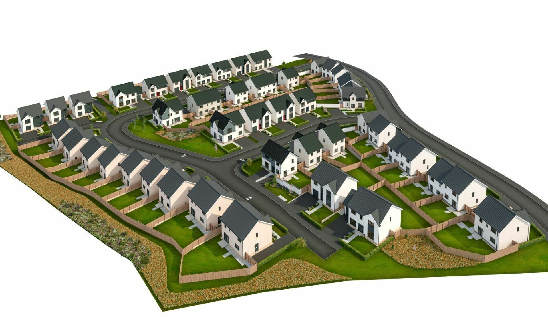 Fairview Meadows 3D site plan