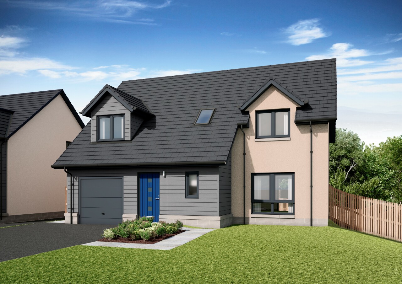 3 bedroom home with garage Cairngorm for sale in Aviemore plot 52