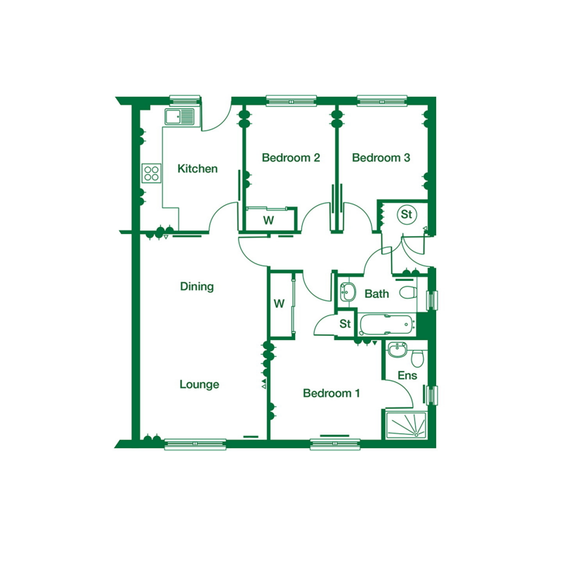 Woodside Cedar 2D Right