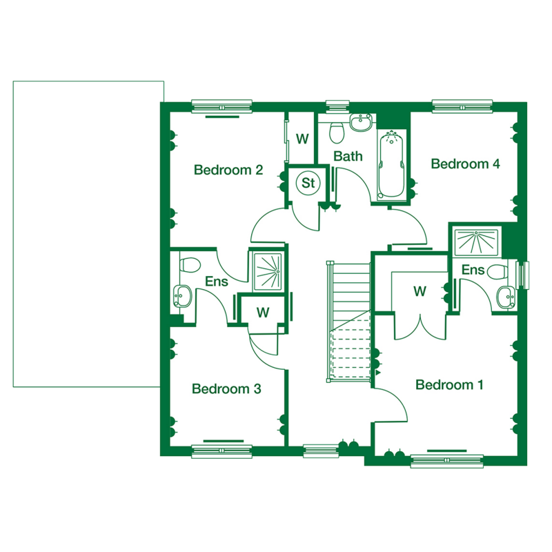 4 bedroom home with garage Lochalsh for sale in Inverness plot 222