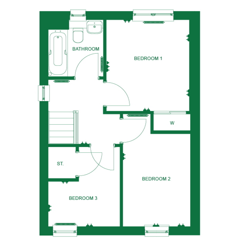 3 bedroom home Linden for sale in Aviemore plot 44 Tulloch Homes