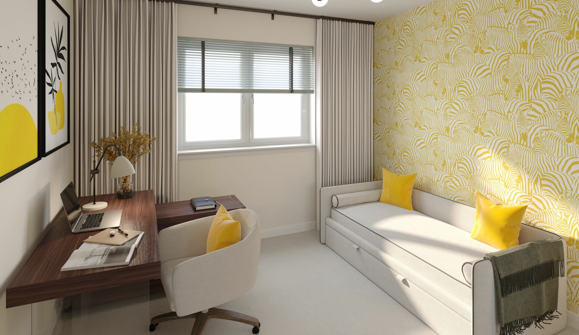 Bracken Bedroom 2 yellow plots 205 207 209 211