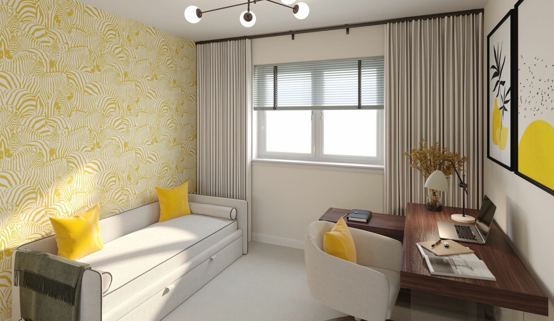 Bracken Bedroom 2 yellow plots 214 216 218 220