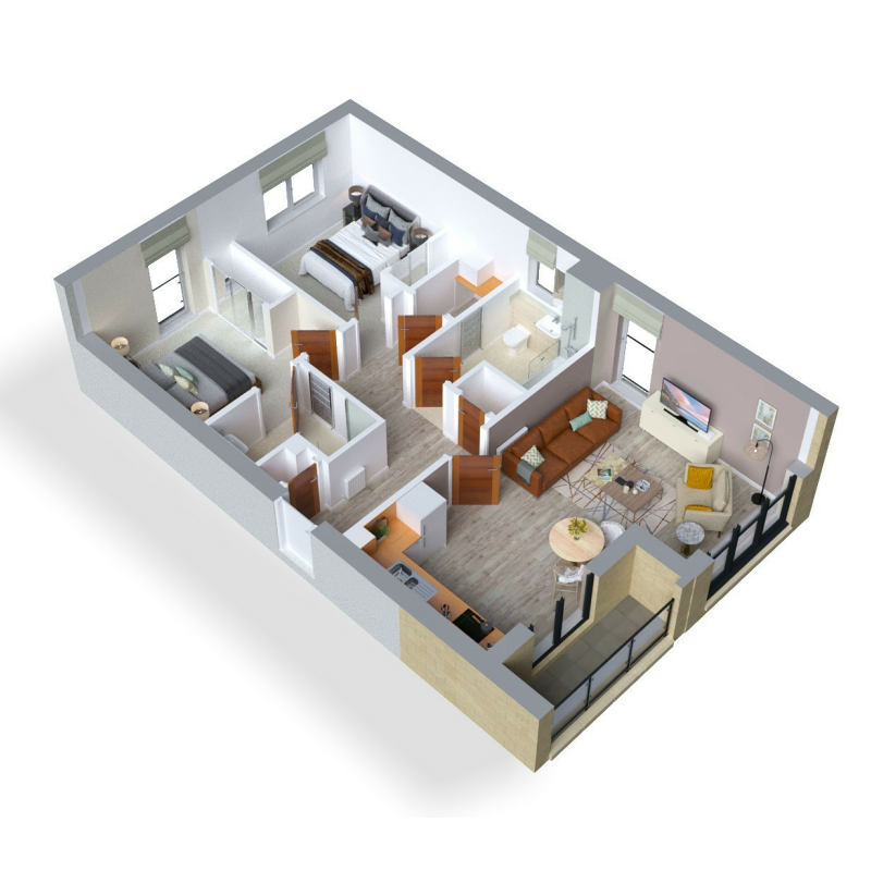 Bracken 3D upper floors 207 209 211