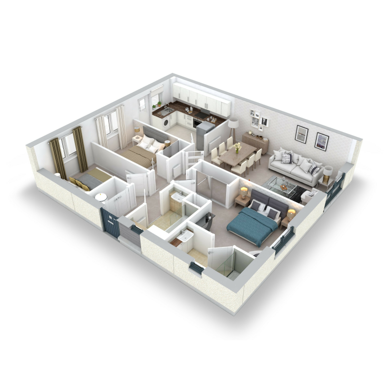 Riverford Cedar 3D Left