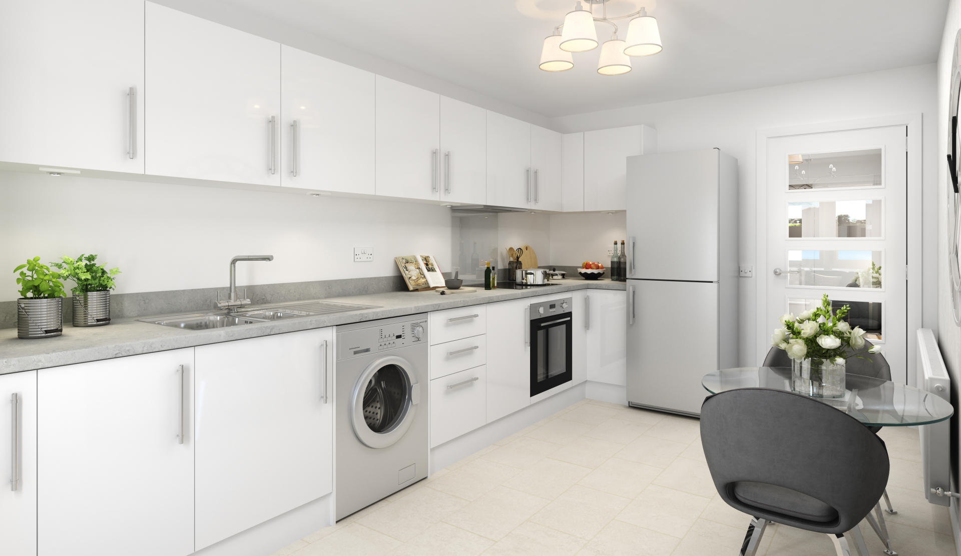 Riverford Birch Kitchen Left