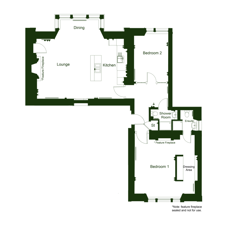 2696 Main House Flat 2 G 2DP A