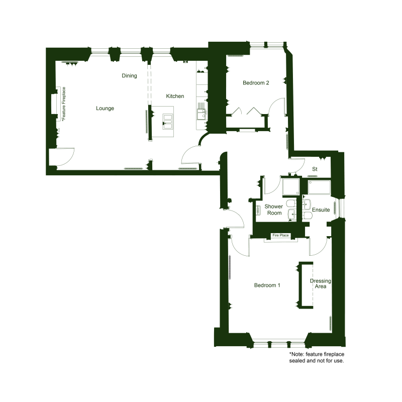 2696 Main House Flat 5 1 2DP A