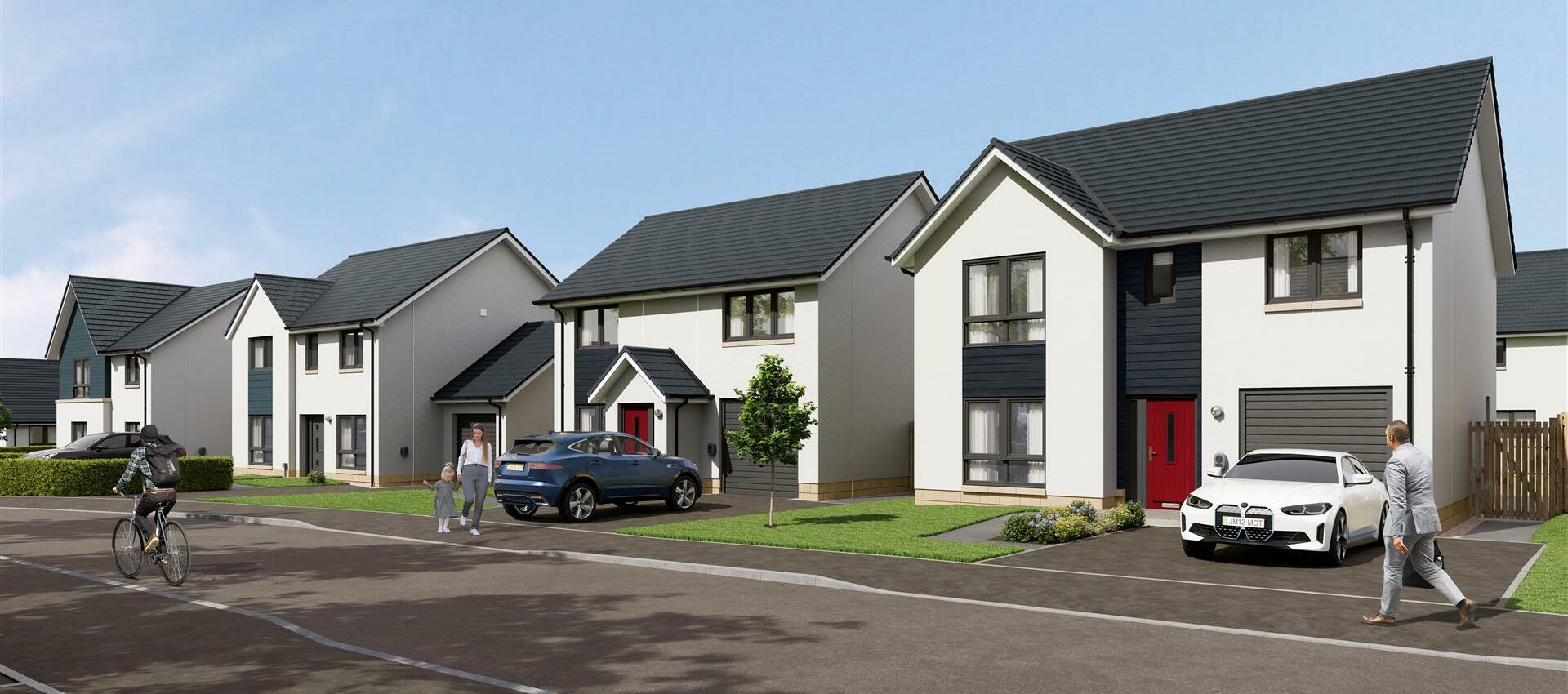 Conon Green streetscene (Large)