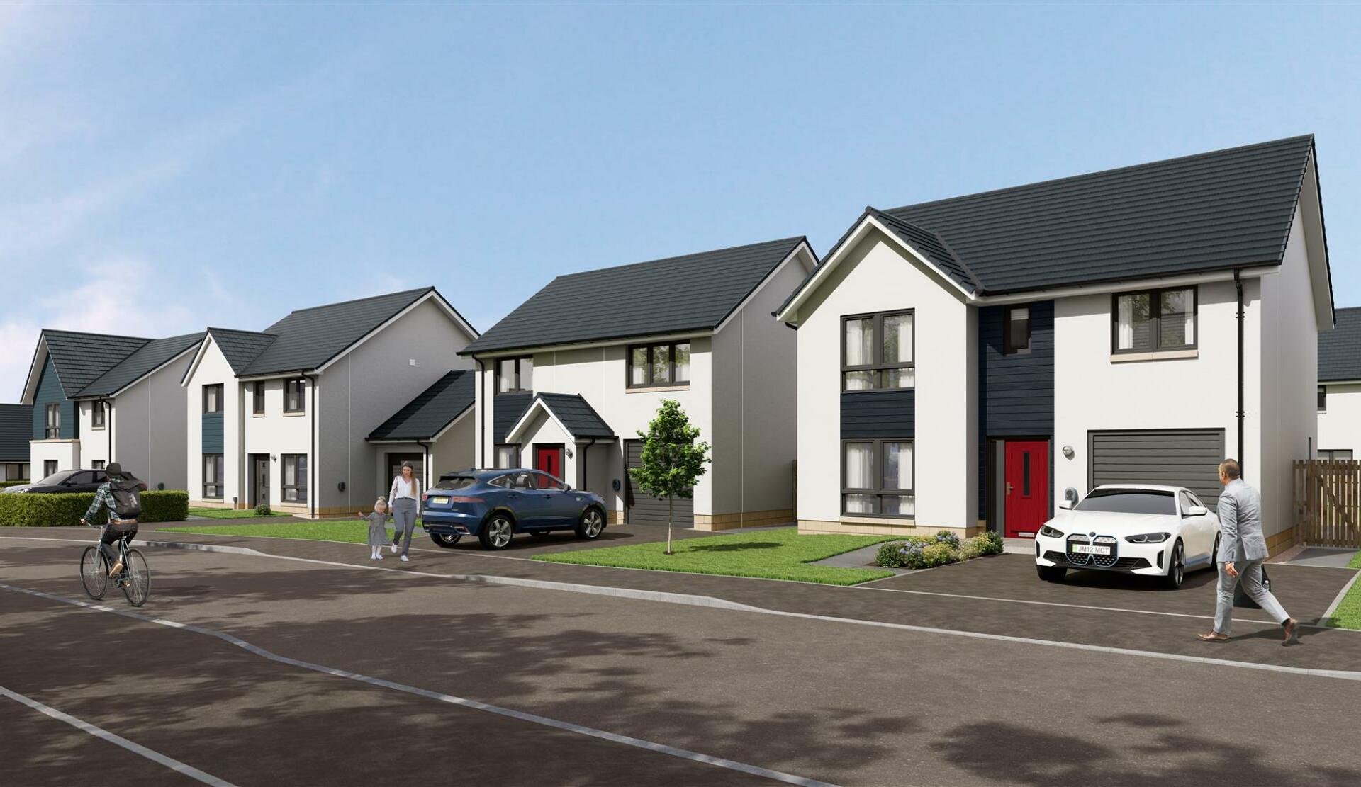 Conon Green streetscene (Large)