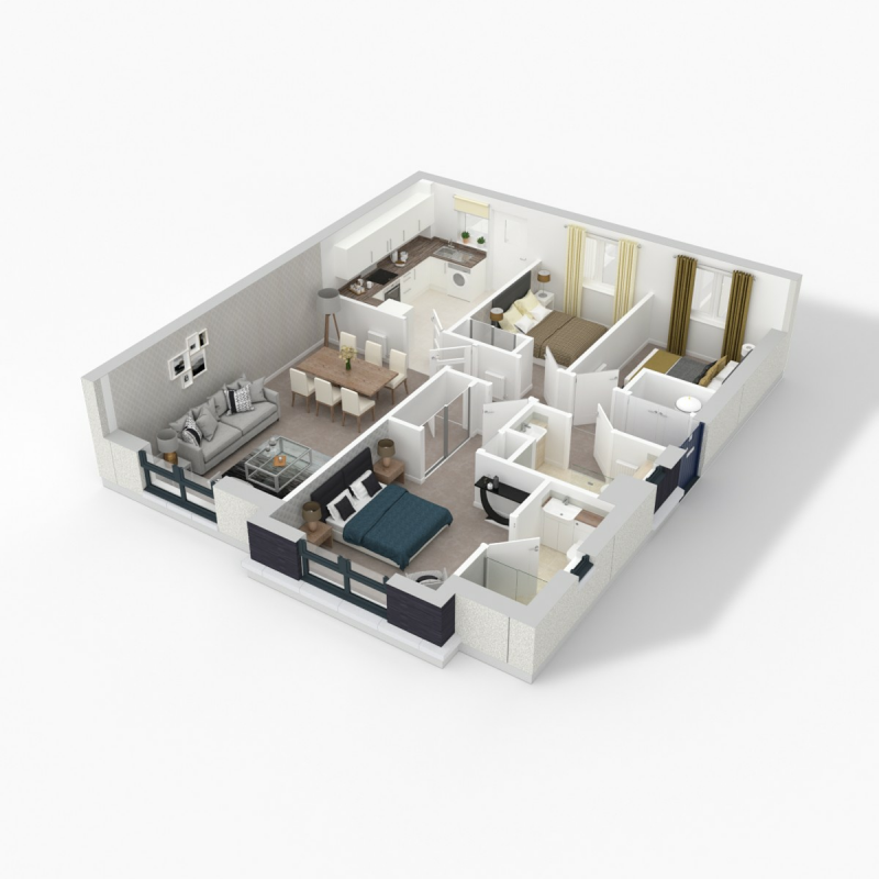 Conon Green Beech 3D AS