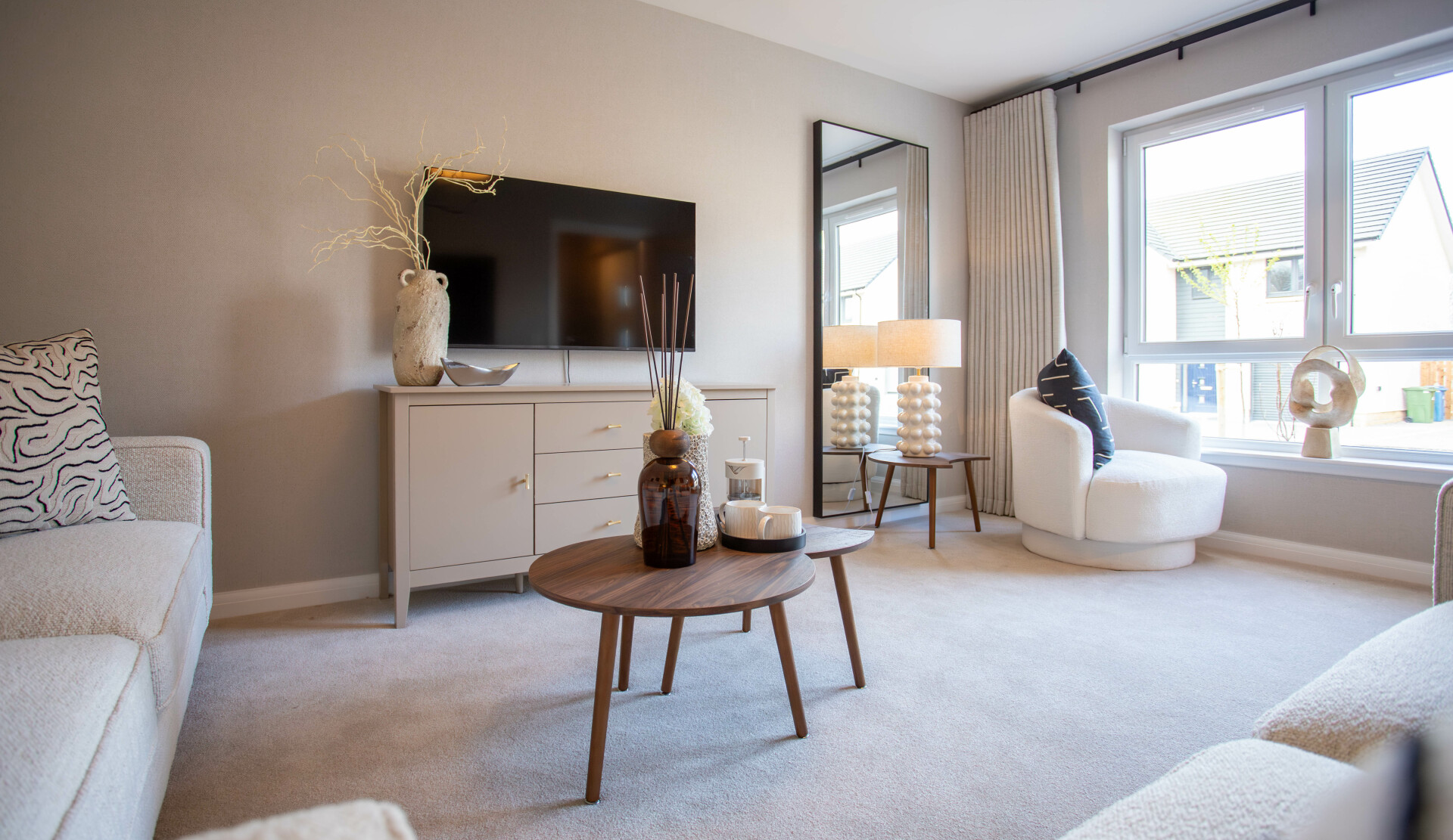 The Etive - showhome living room