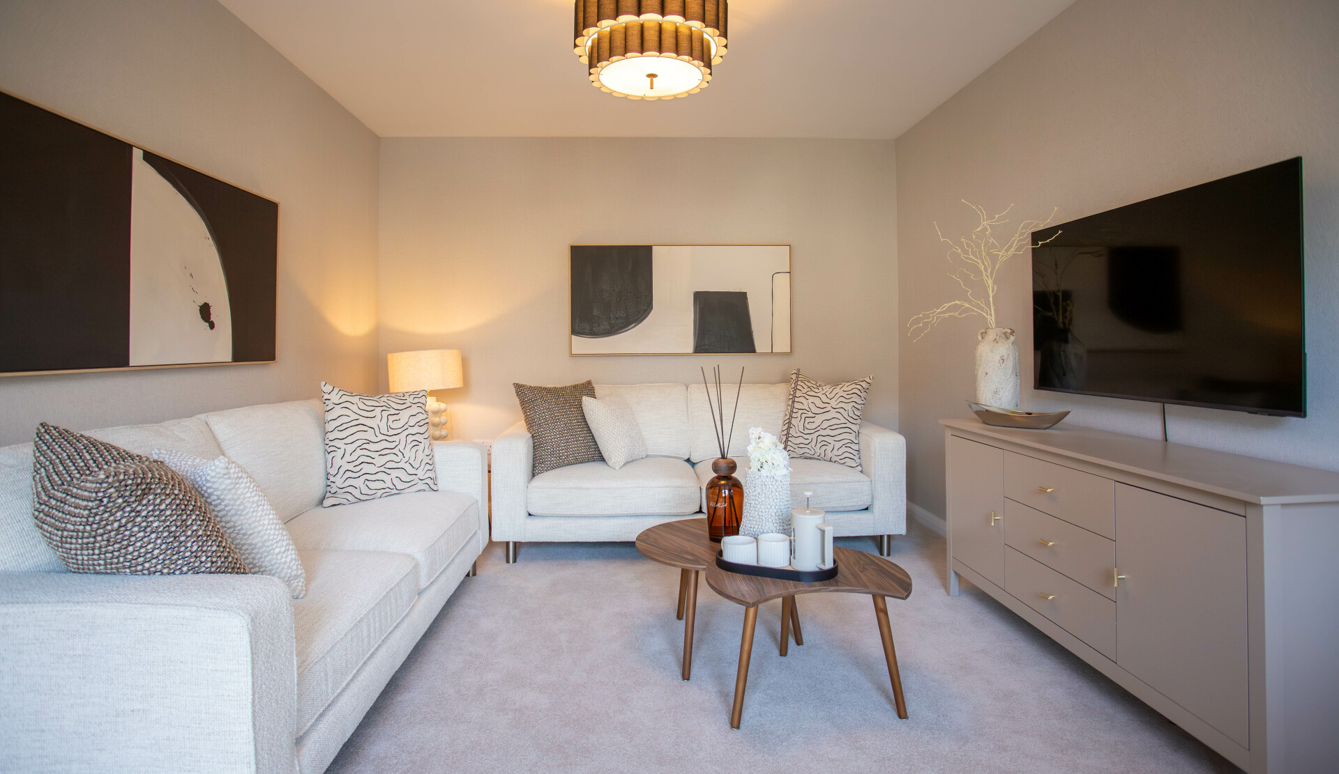 The Etive - showhome living room