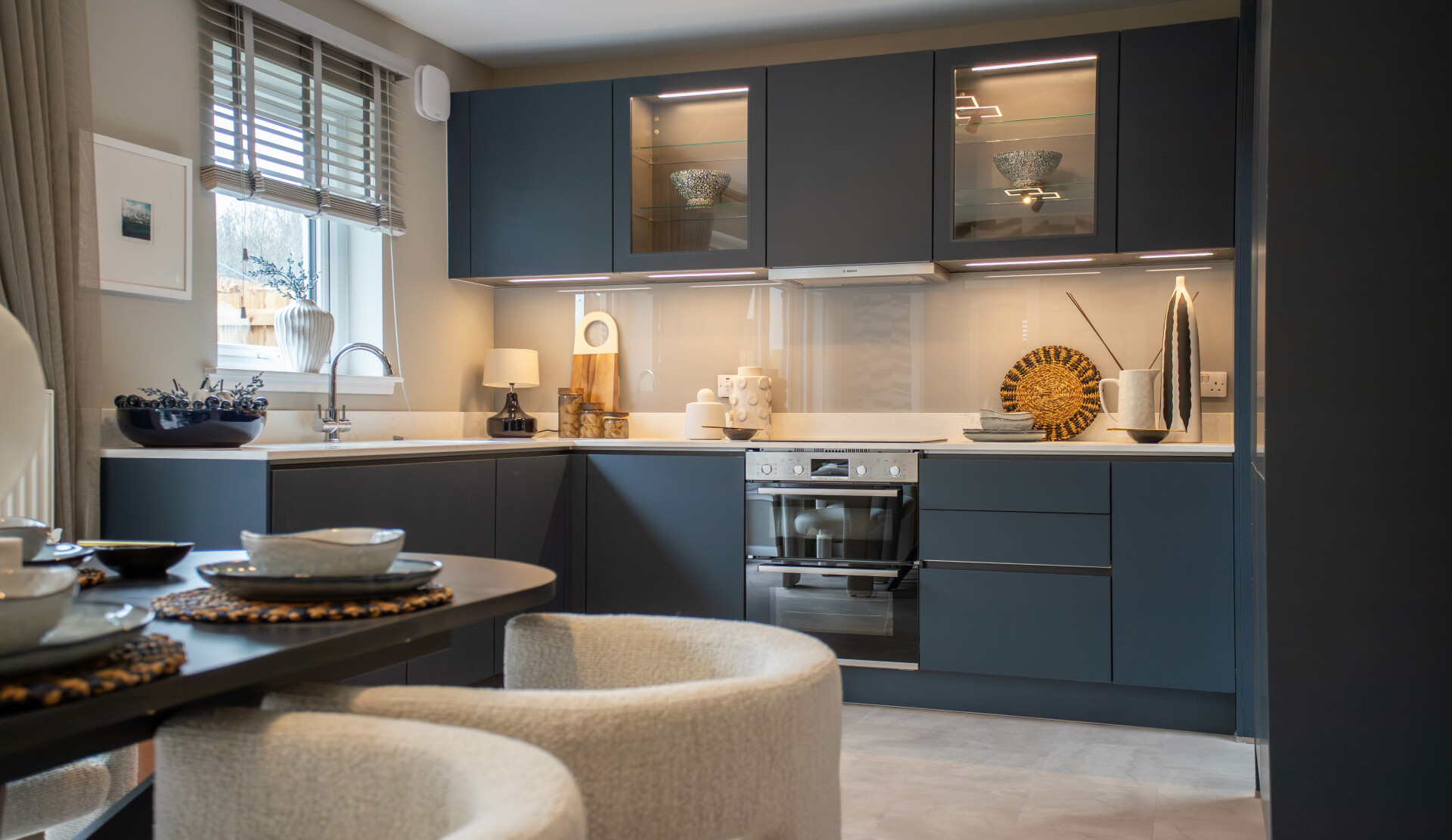 The Etive - showhome kitchen and dining area