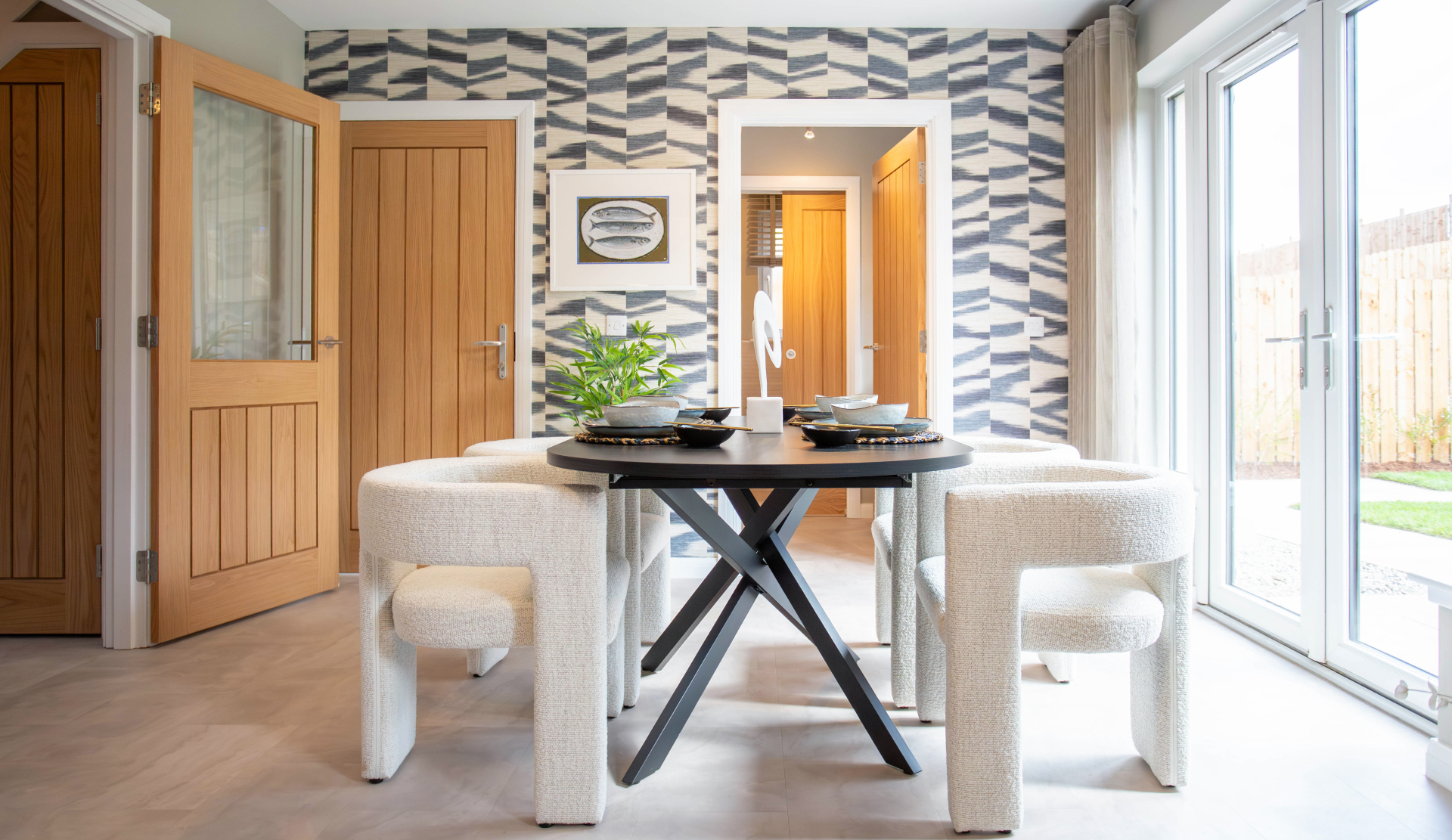 The Etive - showhome kitchen and dining area