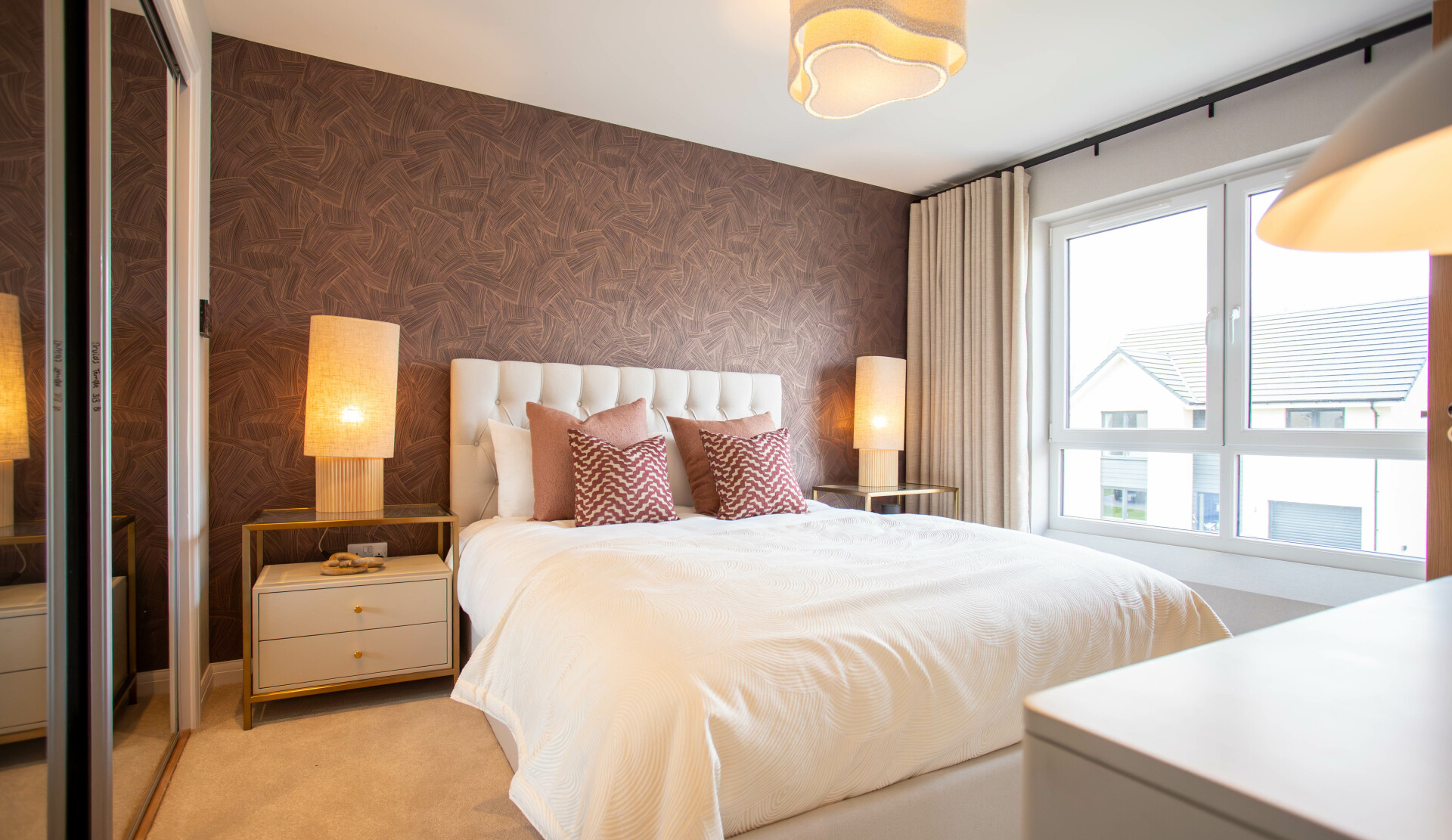 The Etive - showhome master bedroom