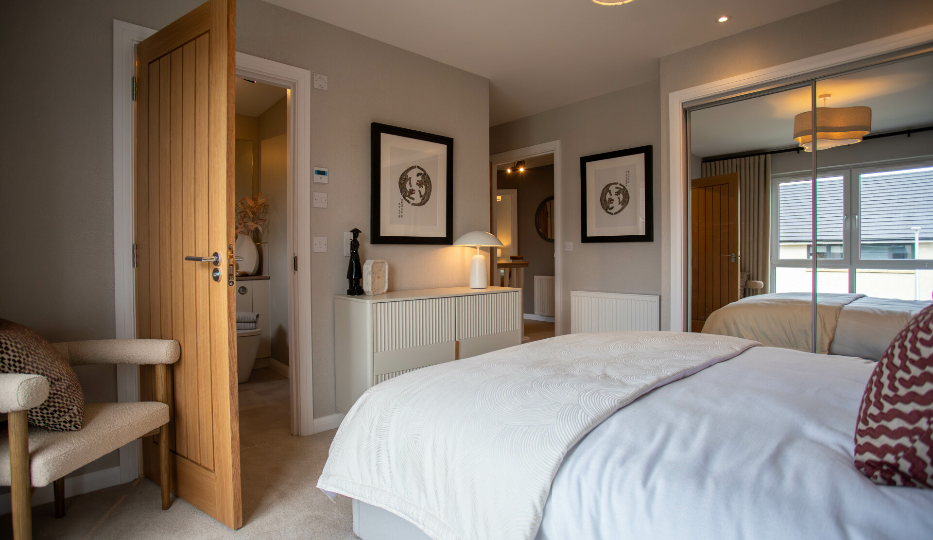The Etive - showhome master bedroom