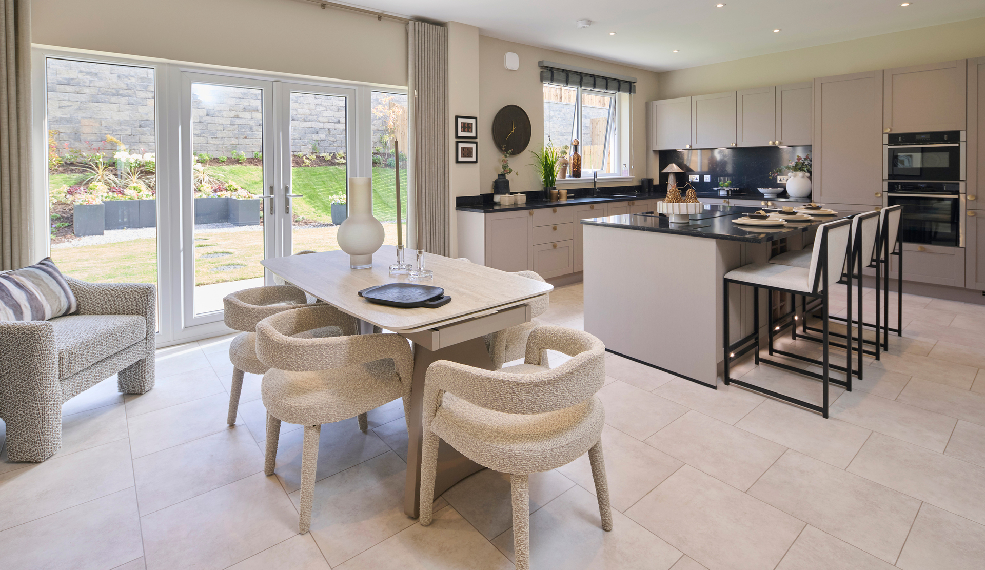 The Carnegie - kitchen diner with French doors