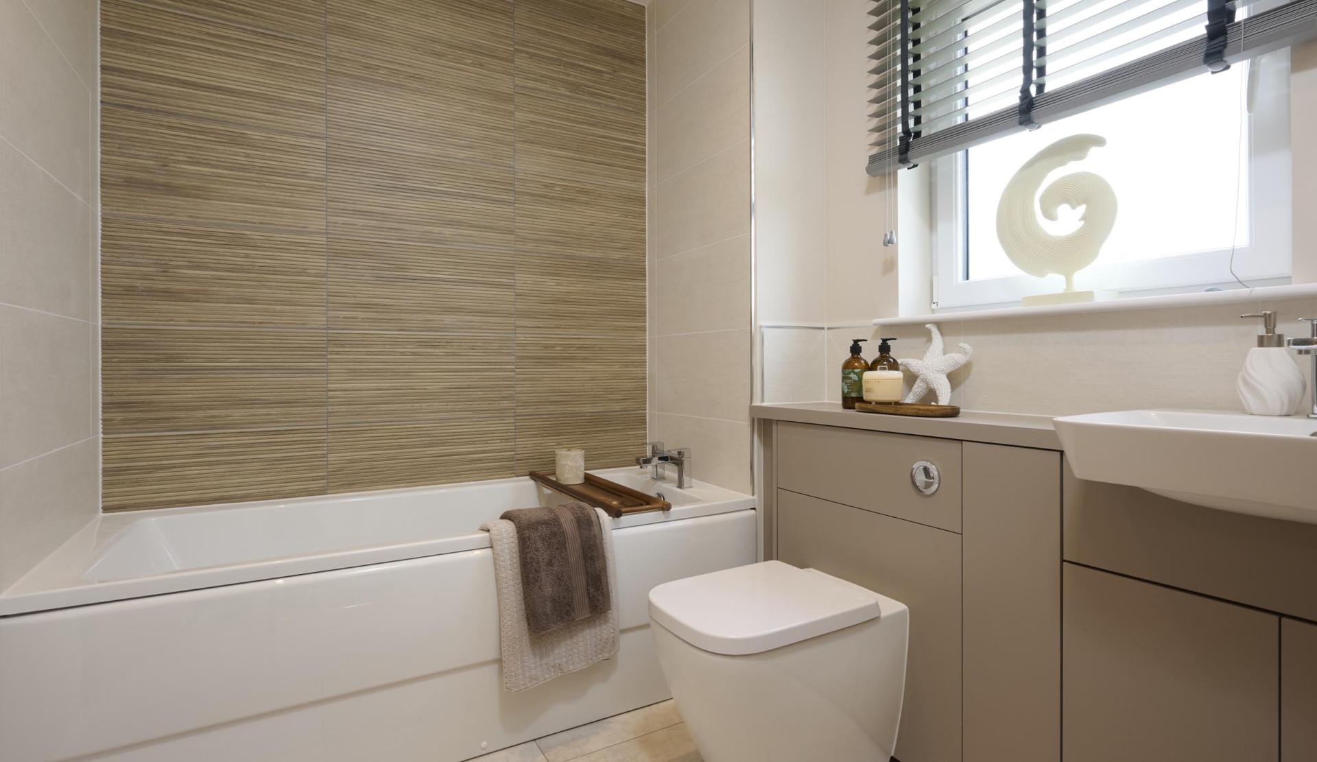 The Carnegie - principal bedroom with en suite bathroom and separate shower