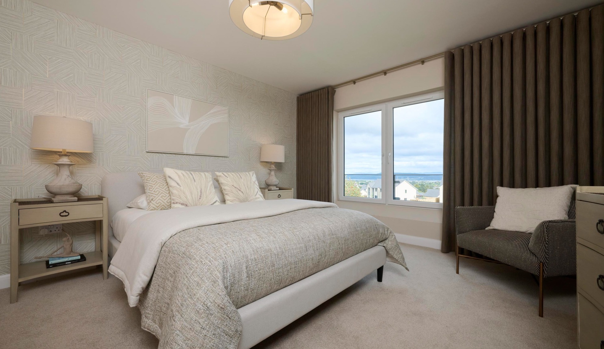 Carnegie principal bedroom AS